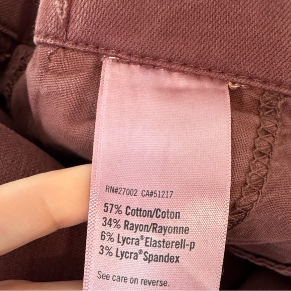 PAIGE Brooklyn Crop Wide Leg Double Button Jeans Vintage Brunette Size 34 NWT - Picture 7 of 7